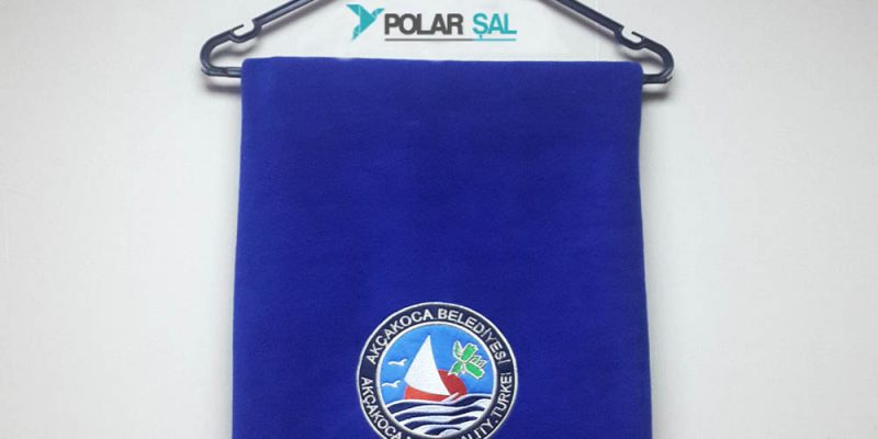 Mavi Polar Şal